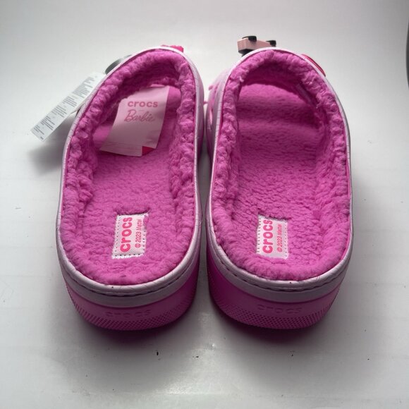 CROCS X BARBIE CLASSIC COZZZY SANDAL SIZE US 15 MENS NEW - Picture 4 of 9